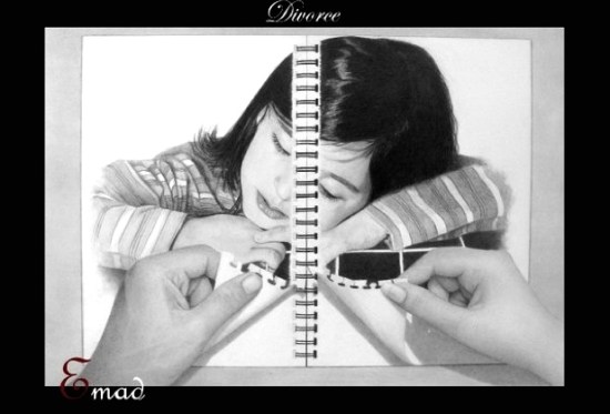 Divorce artist torn apart m